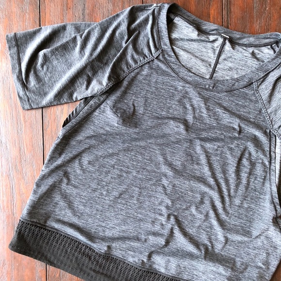 lululemon athletica Tops - Lululemon Sun Runner Grey Top